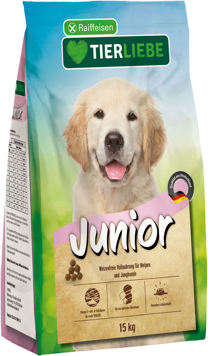 TIERLIEBE Hunde-Trockenfutter Junior